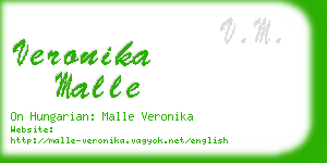 veronika malle business card